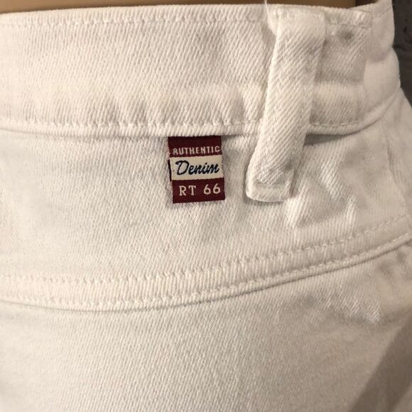 Route 66 Stretch Fit White Cropped Jeans 7… - Picture 7 of 11